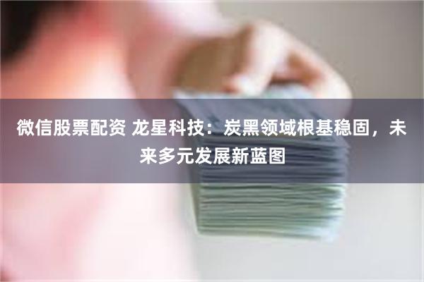 微信股票配资 龙星科技：炭黑领域根基稳固，未来多元发展新蓝图