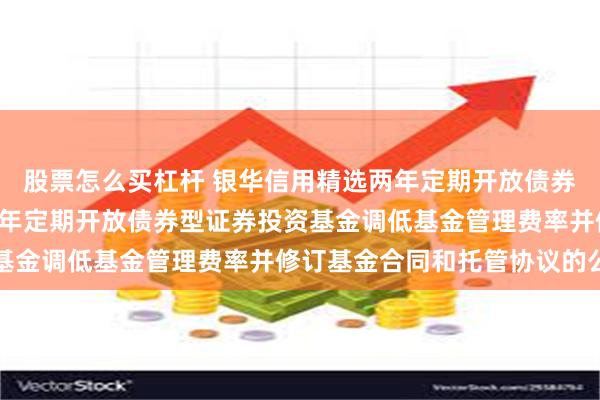 股票怎么买杠杆 银华信用精选两年定期开放债券: 关于银华信用精选两年定期开放债券型证券投资基金调低基金管理费率并修订基金合同和托管协议的公告