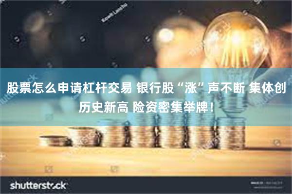 股票怎么申请杠杆交易 银行股“涨”声不断 集体创历史新高 险资密集举牌！